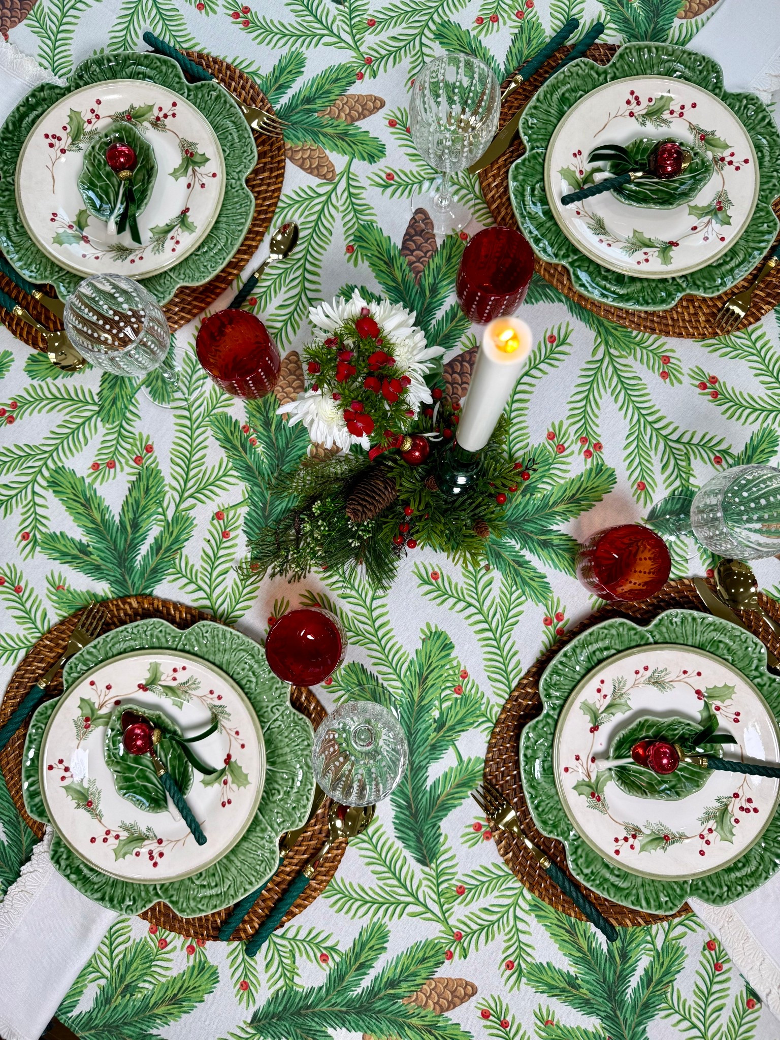 The perfect tablecloth for a Winter table!

#LTKHome #LTKHoliday #LTKGiftGuide