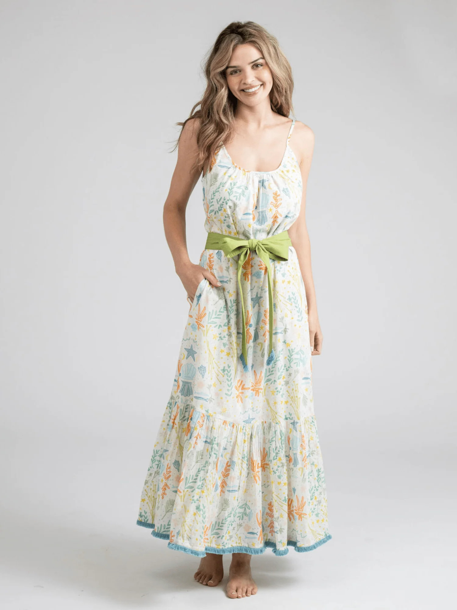 The Sunny Dress | Multi Stars & Shells | Beau & Ro