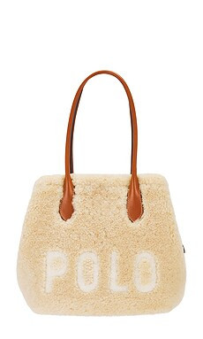 Polo Ralph Lauren Medium Tote Bag in Cream from Revolve.com | Revolve Clothing (Global)