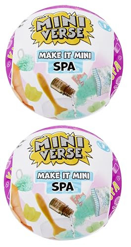 MGA's Miniverse Make It Mini Spa (2 Pack), Mini Collectibles, Mystery Blind Packaging, DIY, Really Works, Real Spa Products, Collectors, 8+ | Amazon (US)