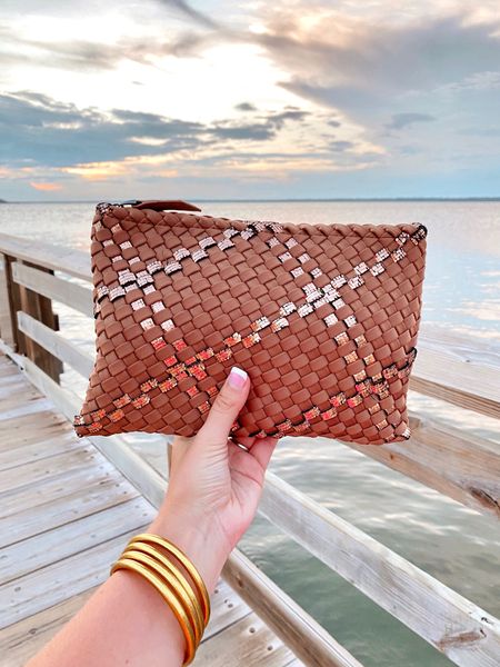 Naghedi Clutch 🩷 This matching bag (matches to the color of the bag you buy) comes inside of every Naghedi tote no matter what size! It can also double as a clutch! 

Naghedi, Woven Tote, vacation Style 

#LTKstyletip #LTKitbag #LTKunder100