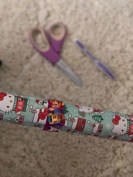 Who knew these slap bracelets would make a good wrapping paper reigner-inner 😂 

#LTKSeasonal #LTKunder50 #LTKHoliday