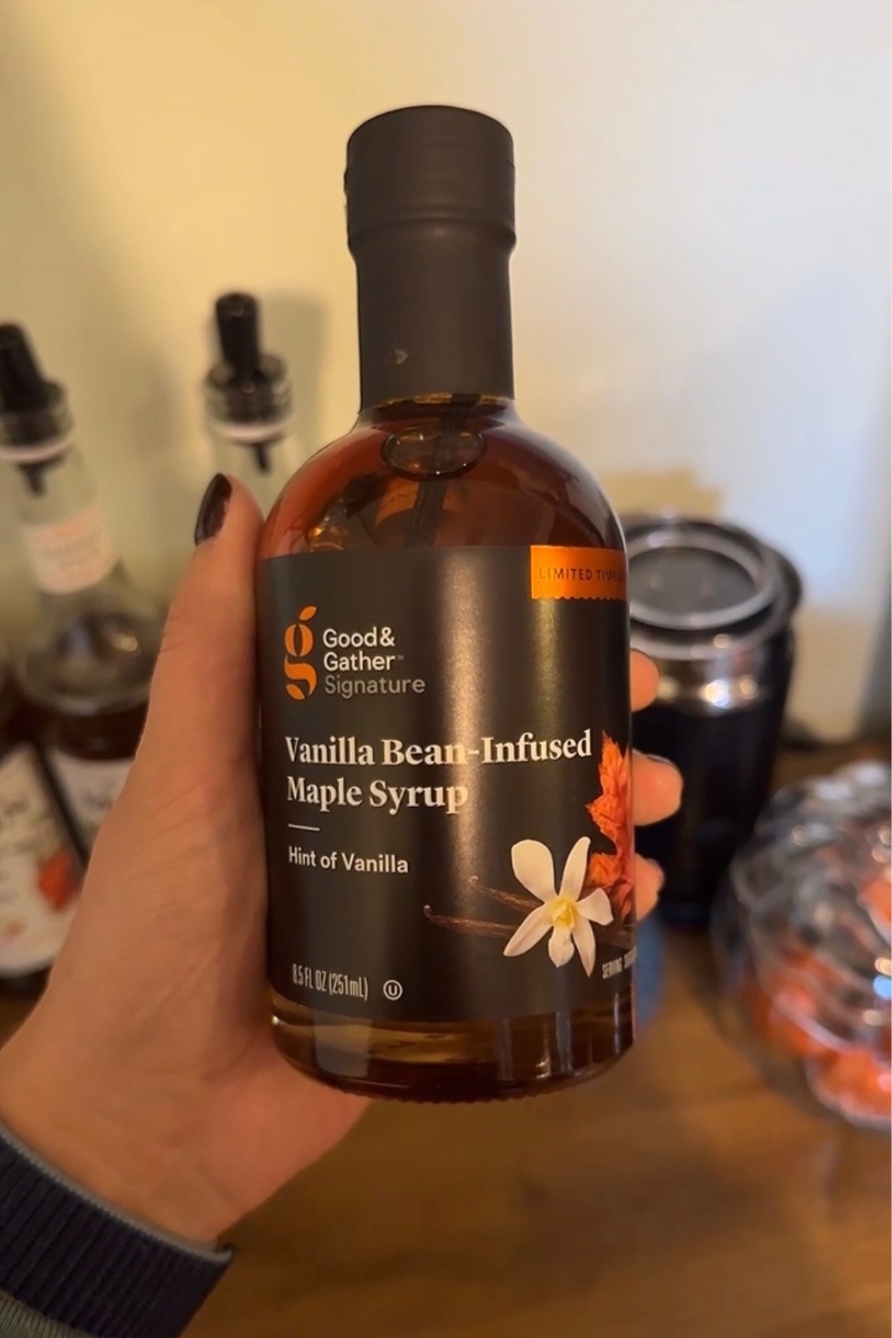 Vanilla Bean Infused Maple syrup. Perfect for hot or iced lattes

#LTKhome #LTKSeasonal #LTKunder100