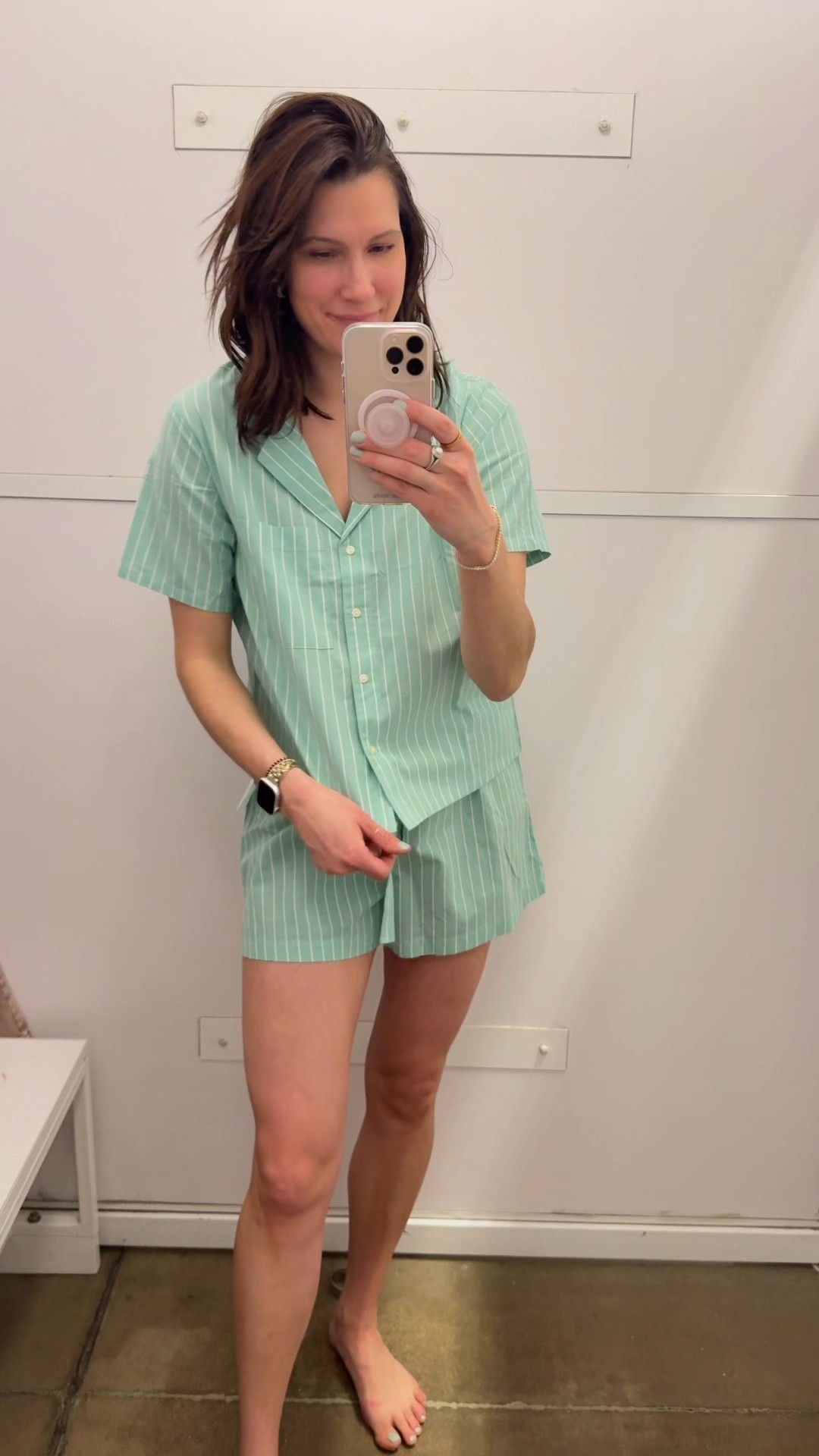 Gap factory spring try one

Pjs - medium
Pull on barrel pants are not online - but in a medium they run generous 
Sweatshirt - large
Sweatpants - large
Brown striped Tank top - medium
Jeans are regular GAP - 10L
Trench is oversized - medium 

#LTKStyleTip #LTKFindsUnder100 #LTKSaleAlert