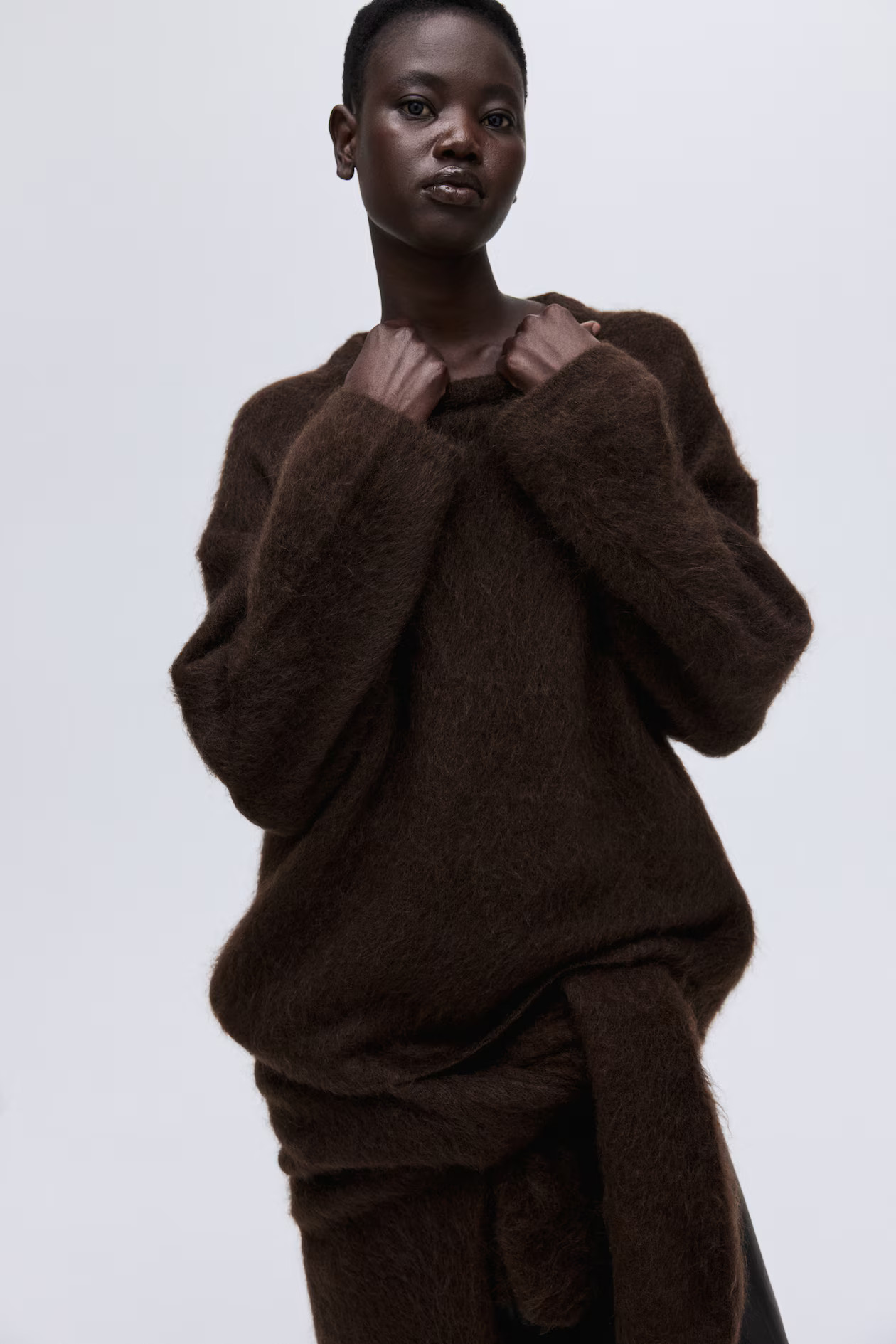 Oversized mohair-blend jumper | H&M (UK, MY, IN, SG, PH, TW, HK)