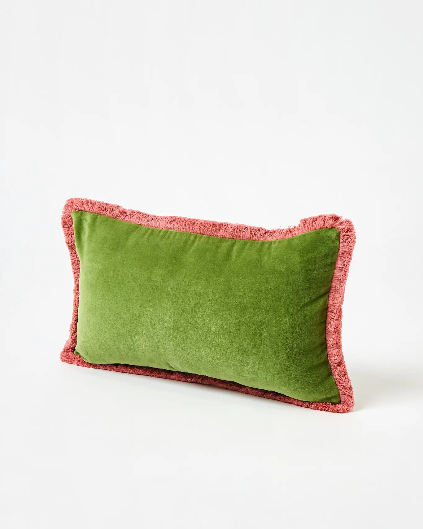 Issey Velvet Fringed Rectangle Cushion Covers | Oliver Bonas | Oliver Bonas (Global)