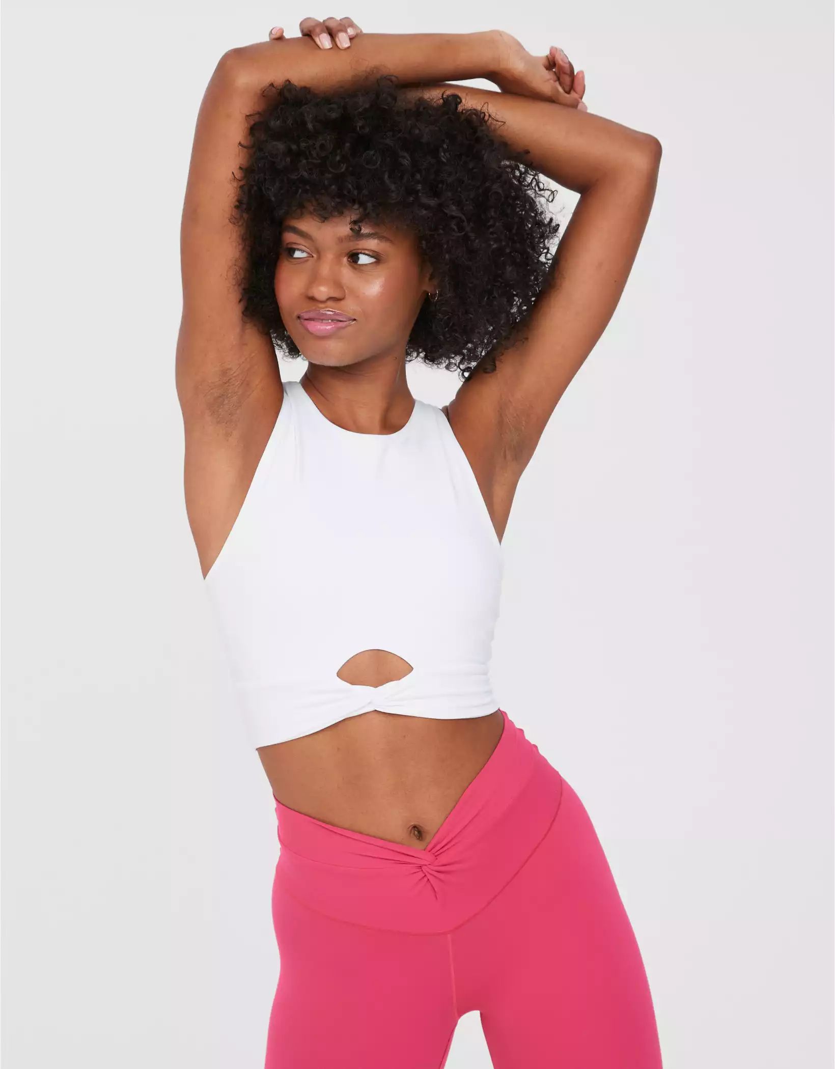 OFFLINE By Aerie Real Me Xtra Twist Crop Tank Top | Aerie