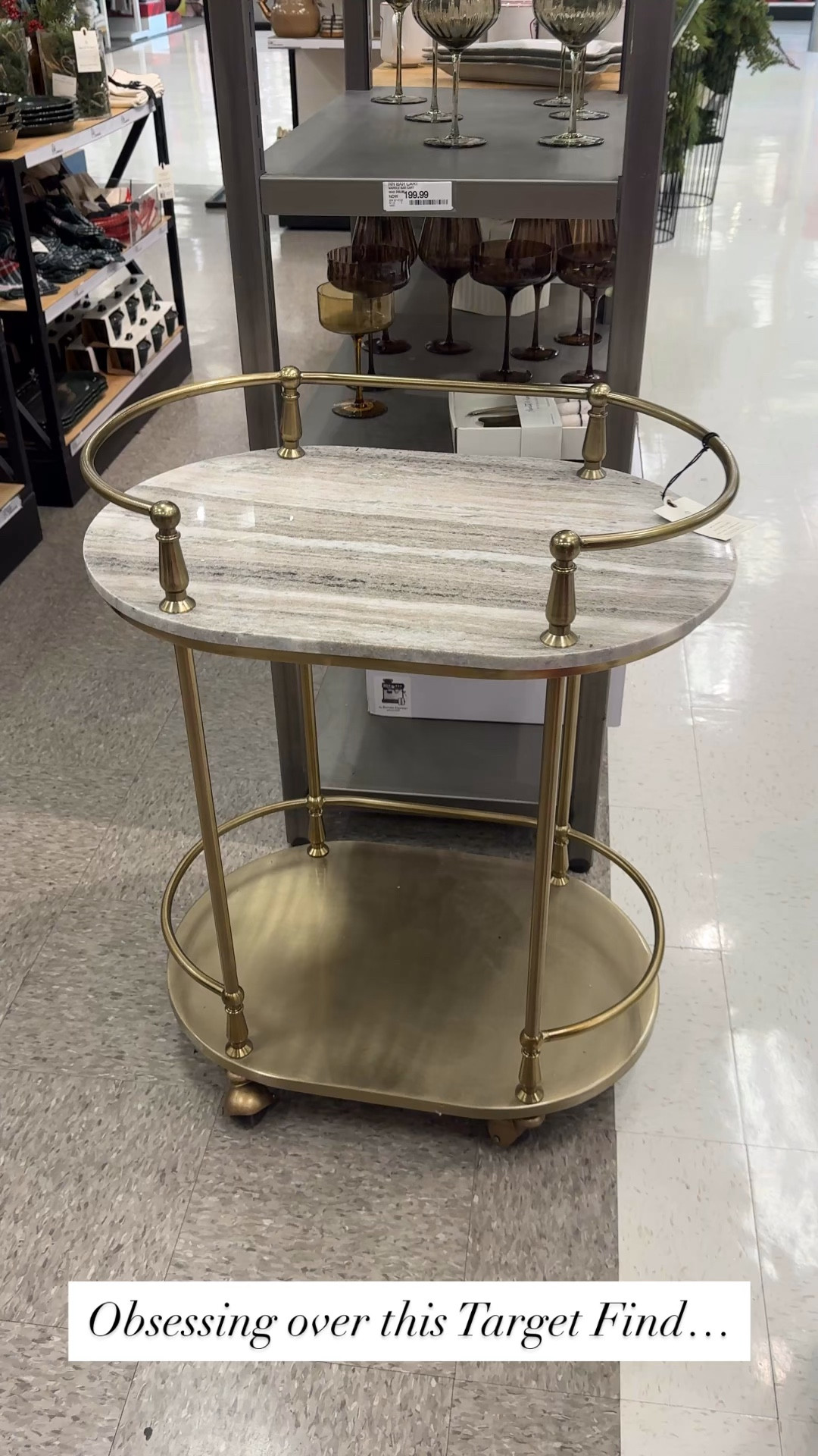 Target find of the year!  I’m in love with this bras and marble bar cart, I even like using them as side tables with a high bed.

#TargetStyle #TargetHome #AffordableFurniture #BarCart

#LTKHome