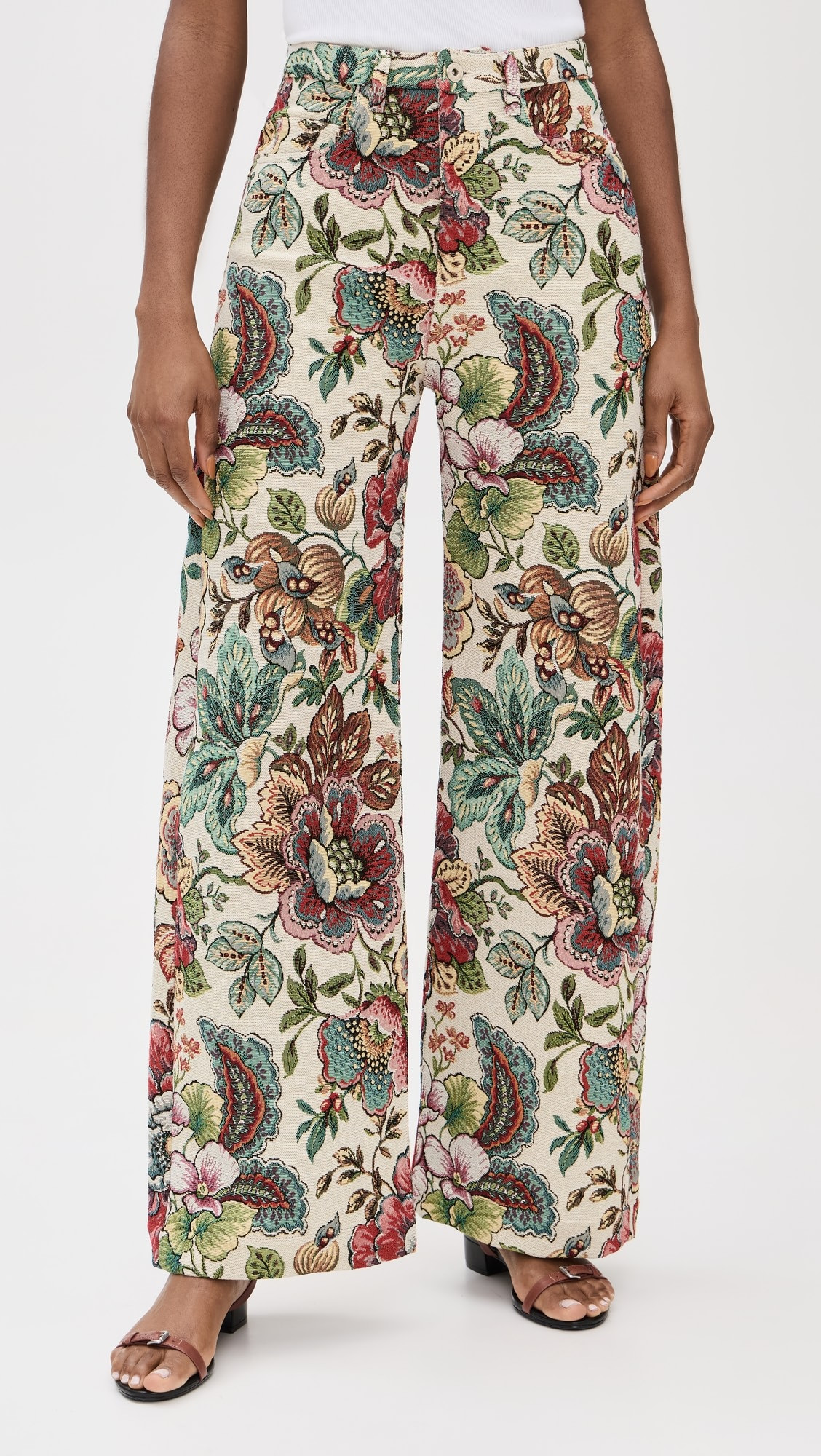 Marques'Almeida Brocade Boyfriend Trousers | Shopbop | Shopbop