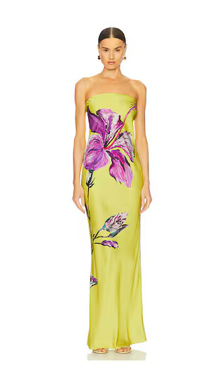 Maxi Dress in Yellow Purple | Revolve Clothing (Global)