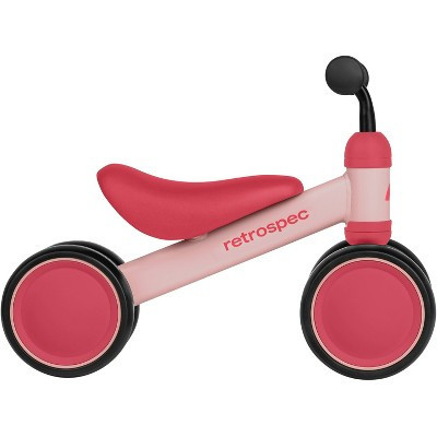 Retrospec Bicycles Cricket Mini 6" Kids' Balance Bike - Blush | Target