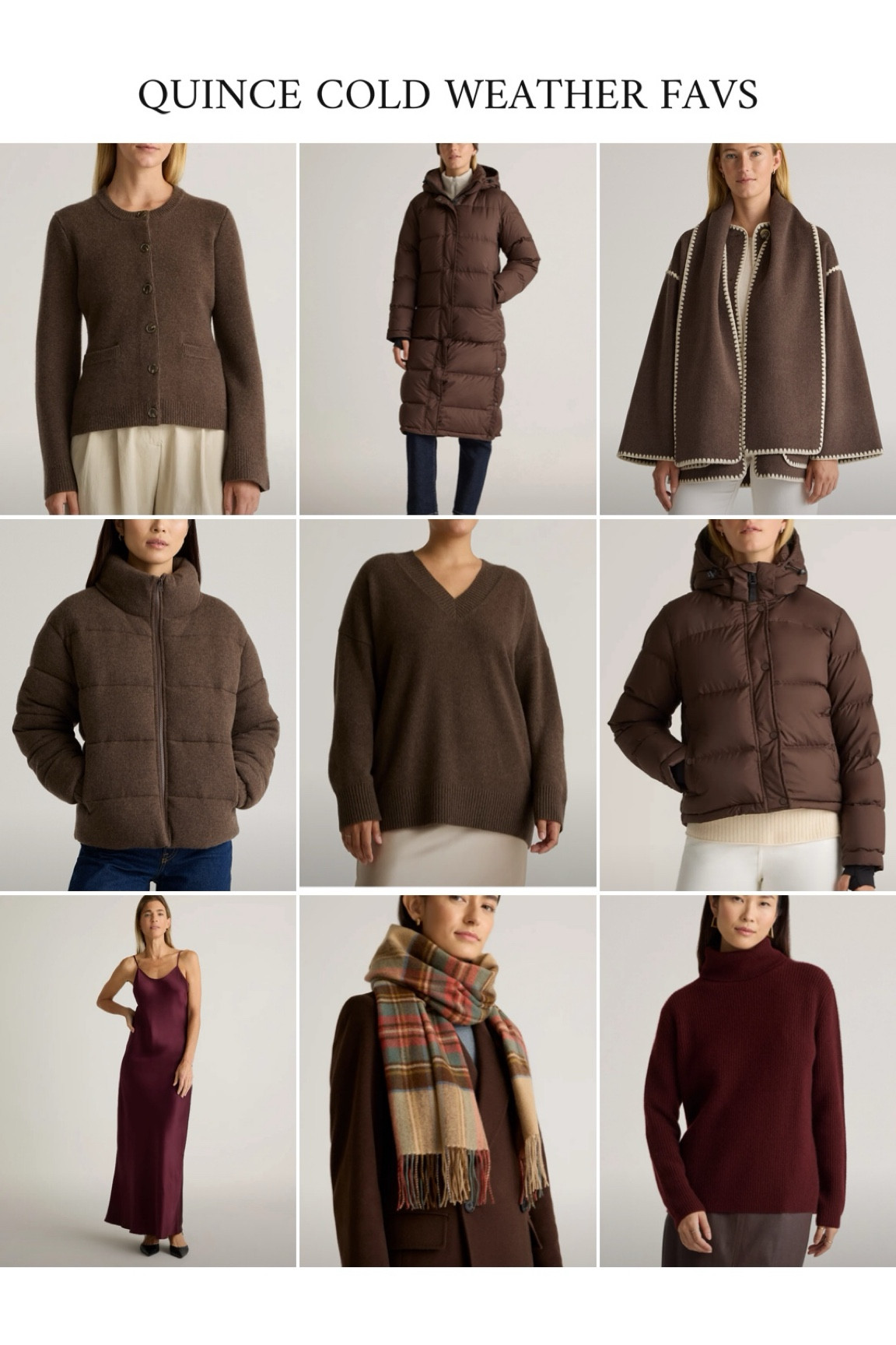 Cold weather favorites from quince 

#LTKOver40