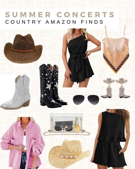 It’s summer concert time! Find the best luxe from Amazon. Whether you need cowgirl, boots, cowgirl hat, or just a cute outfit for the concert.

#summer #summerconcert #summerconcertcountry #country #countryconcert #amazon #amazonconcert #cowgirl #cowgirlboots #under100

#LTKunder100 #LTKSeasonal #LTKsalealert