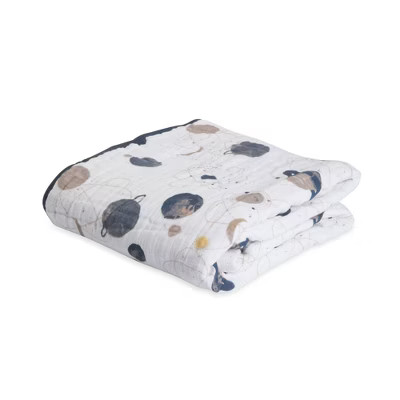 Little Unicorn 4-Layer Cotton Muslin Quilt - Planetary | Target