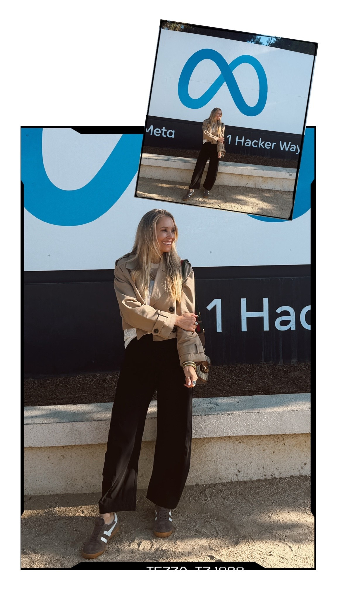 What I wore to my day at Meta headquarters. The viral Ruti pants that don’t wrinkle are worth the hype! I just did my true size. ￼