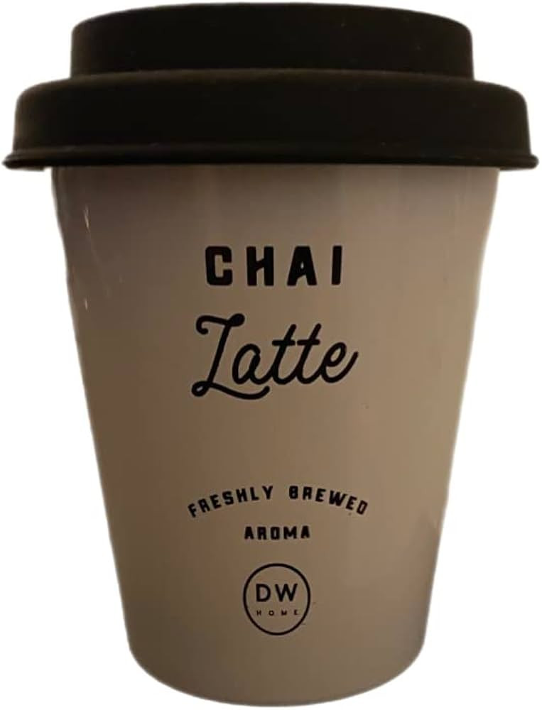 DW Home Latte Fresh Aroma Single Wick Candles with Lid (11.2 oz) (Chai Latte) | Amazon (US)