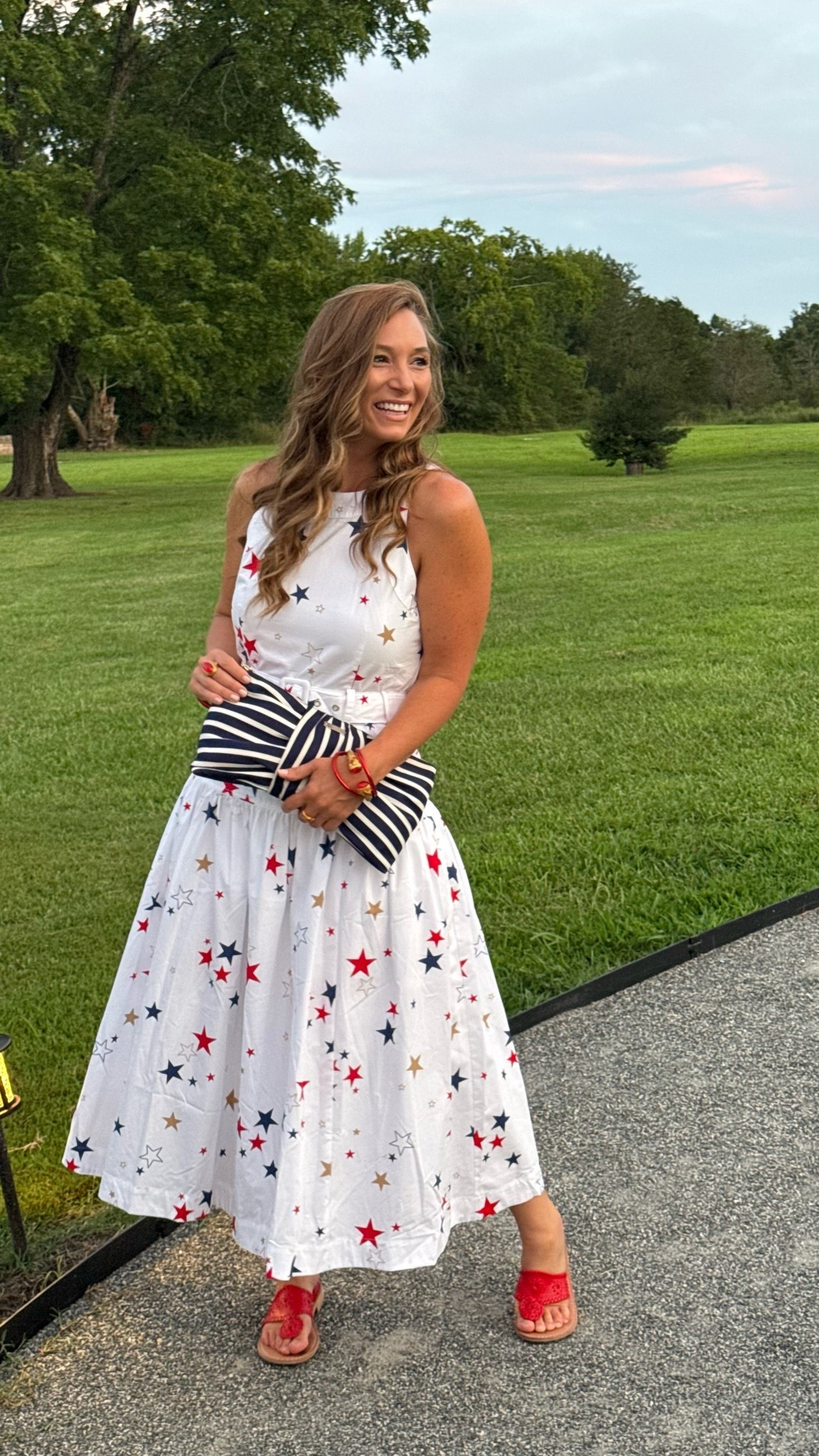 This star dress is one of my best finds of summer! I planned to wear it for 4th of July parade but it was way too hot. But last night I was finally able to wear it to a historic inn and got SOOOOO many compliments. Holiday dress / mom and me because I found a girls dress to match!

#LTKSeasonal #LTKOver40 #LTKstorytime