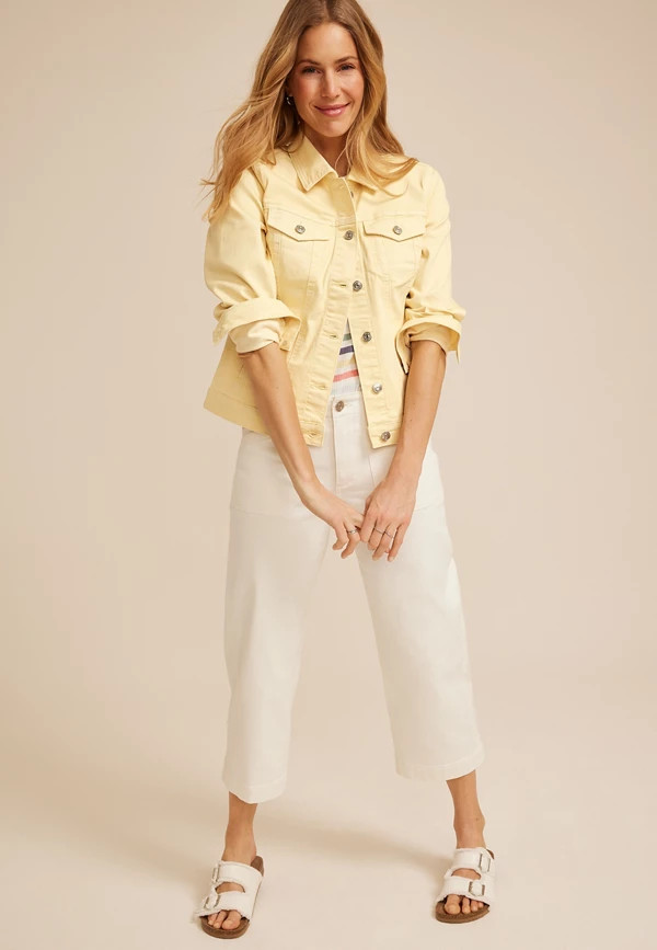 Yellow Denim Jacket | Maurices