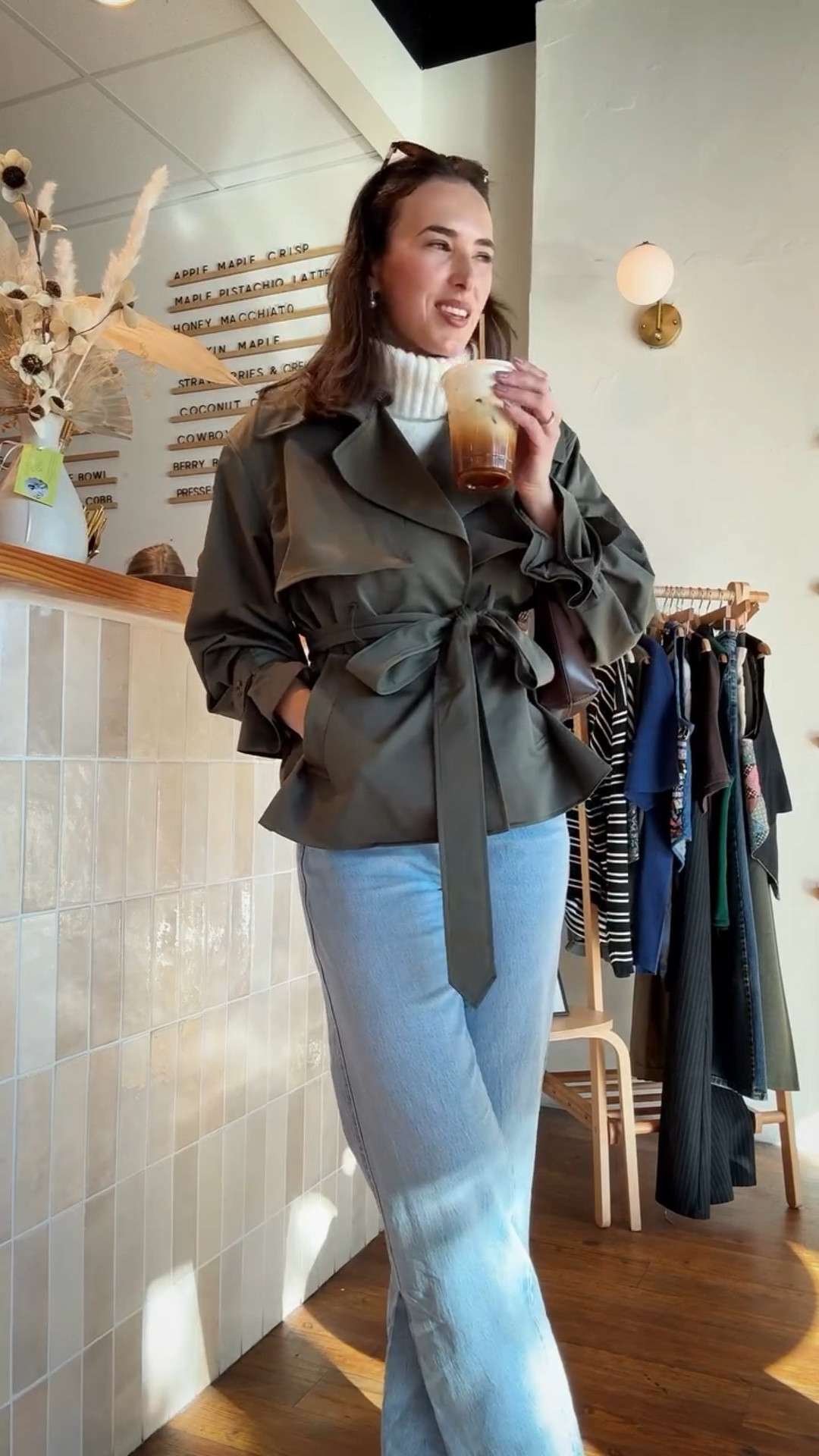 Does anyone else have days where picking an outfit feels impossible? For days like this, I rely on pre-planned outfits that are a breeze to put together! And honestly, throwing on this @open_edit trench is all I need - it steals the show every time! 

Fall outfit inspo | fashion trends | trending trench coat | outfit ideas