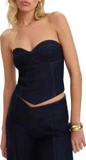 Kamila Denim Bustier Top | Nordstrom