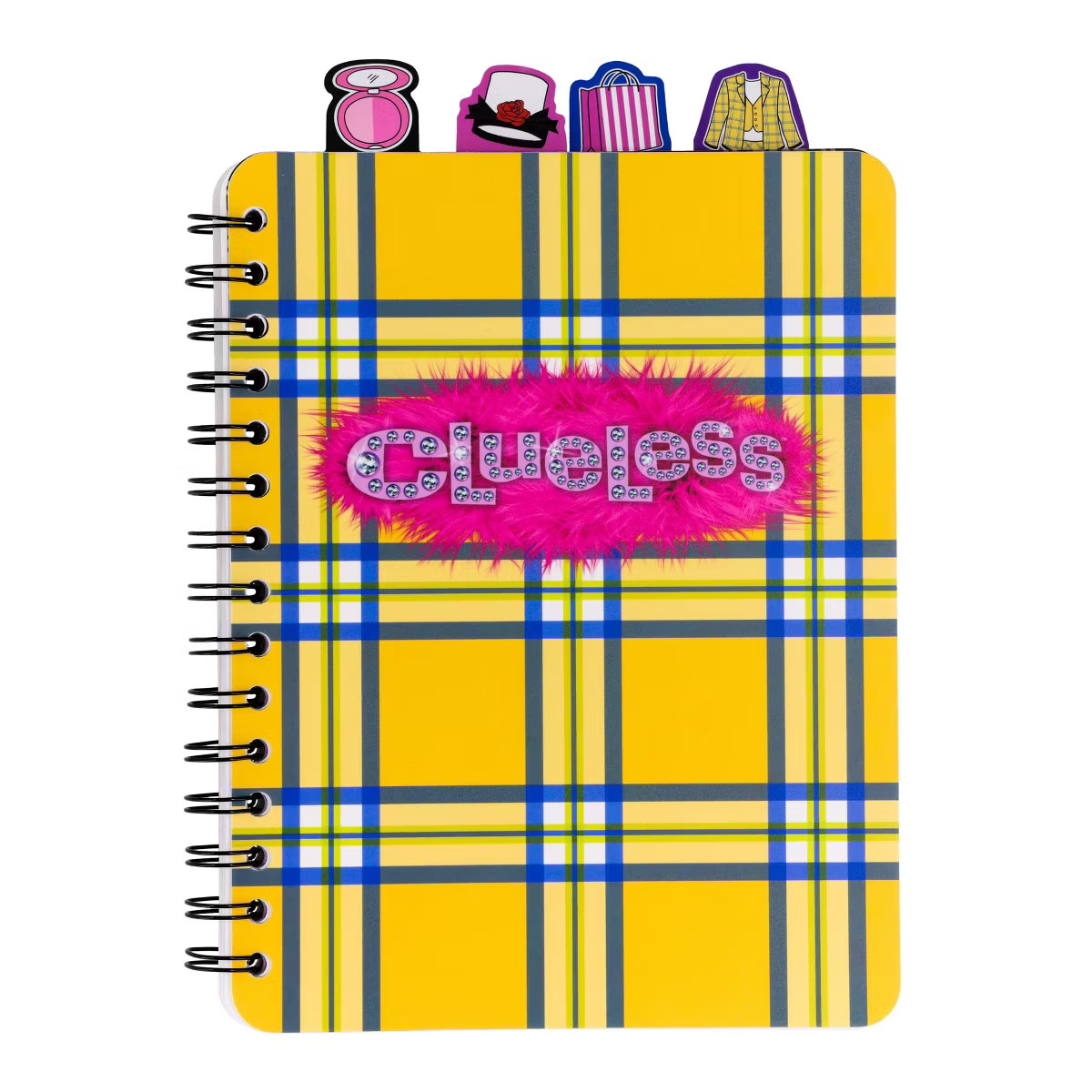 Inkology, LLC Clueless 4-Tab Spiral Notebook With 160 Dotted Sheets | 6 x 9 Inches | Target
