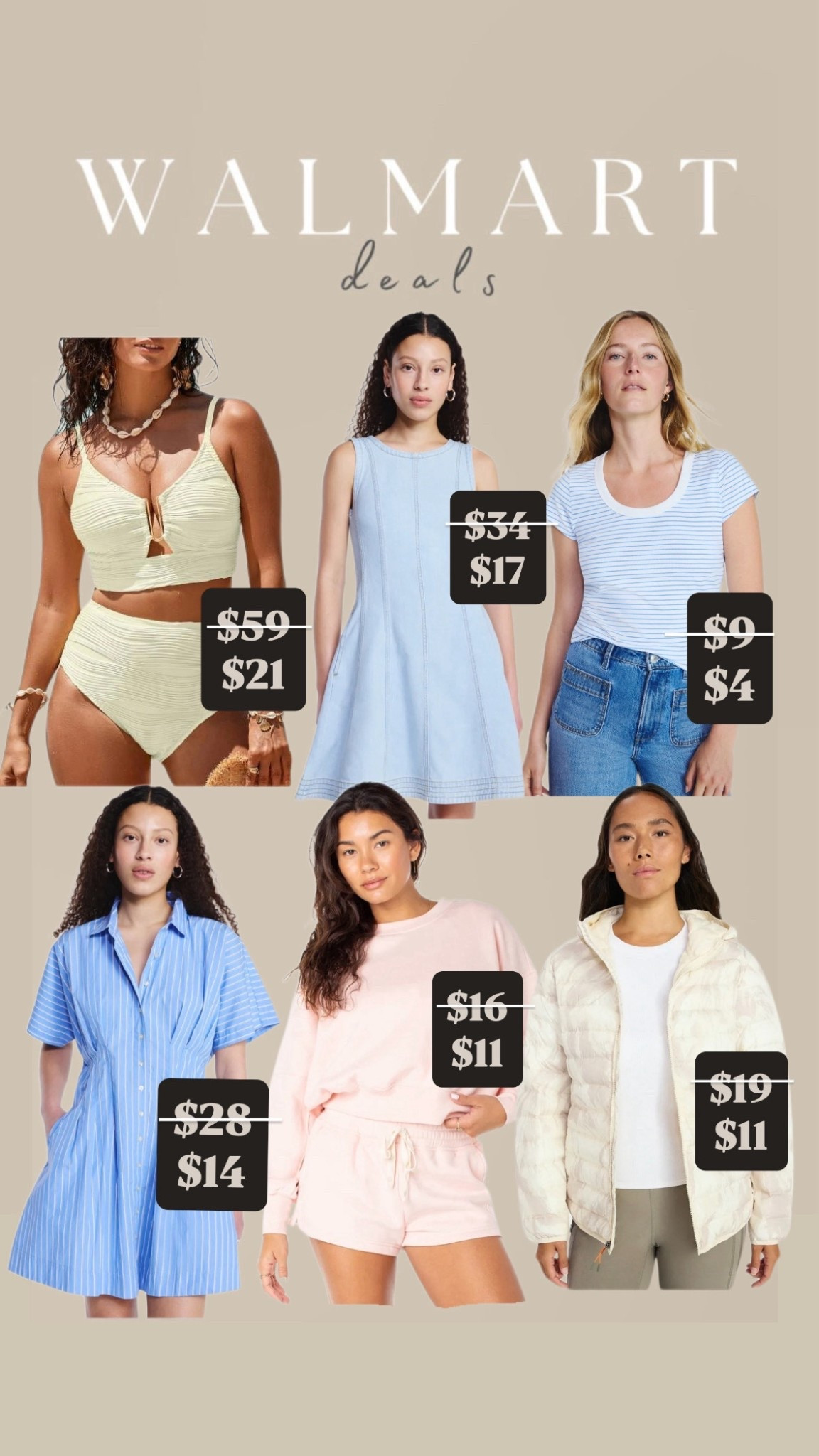 These Walmart deals are unreal 🤯 Elevated basics, summer dresses, and everyday pieces starting at just $4–$21. Such good quality for the price—perfect for building a cute, affordable wardrobe.

#LTKSaleAlert #LTKmomlife #LTKdayinmylife