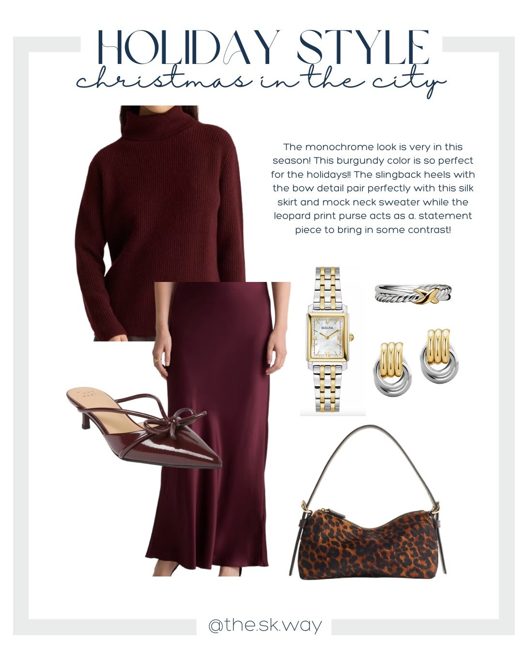 love this monochrome look for any Christmas parties & gatherings you might have coming up this holiday season! ❤️ both the mock neck sweater and the silk skirt come in multiple colors - this would also be a cute outfit for a more formal NYE look

#LTKSaleAlert #LTKHoliday #LTKCyberWeek