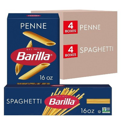 Barilla Penne & Spaghetti Variety Pack - 128oz/8pk | Target