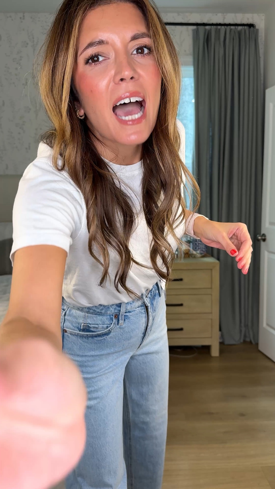 The jeans are worth all the hype!! Only $35 right now! Stretch in the waist and legs! Tts or size down in between. I wear a size 2 regular length. I’m 5’7” 

#LTKFindsUnder50 #LTKSaleAlert #LTKOver40