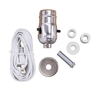 Commercial Electric Brushed Nickel DIY Make-a-Lamp Bottle Adaptor Kit 804854 - The Home Depot | The Home Depot