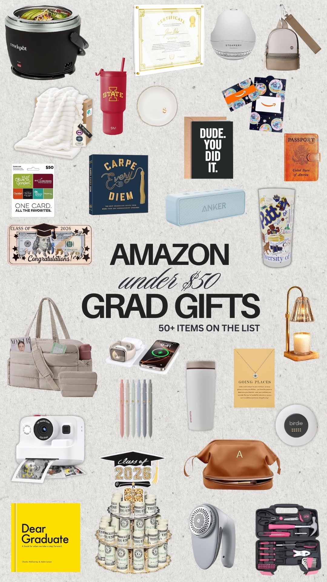 Amazon Grad gifts under $50– check out my Amazon storefront for more finds!

#LTKOver40 #LTKKids