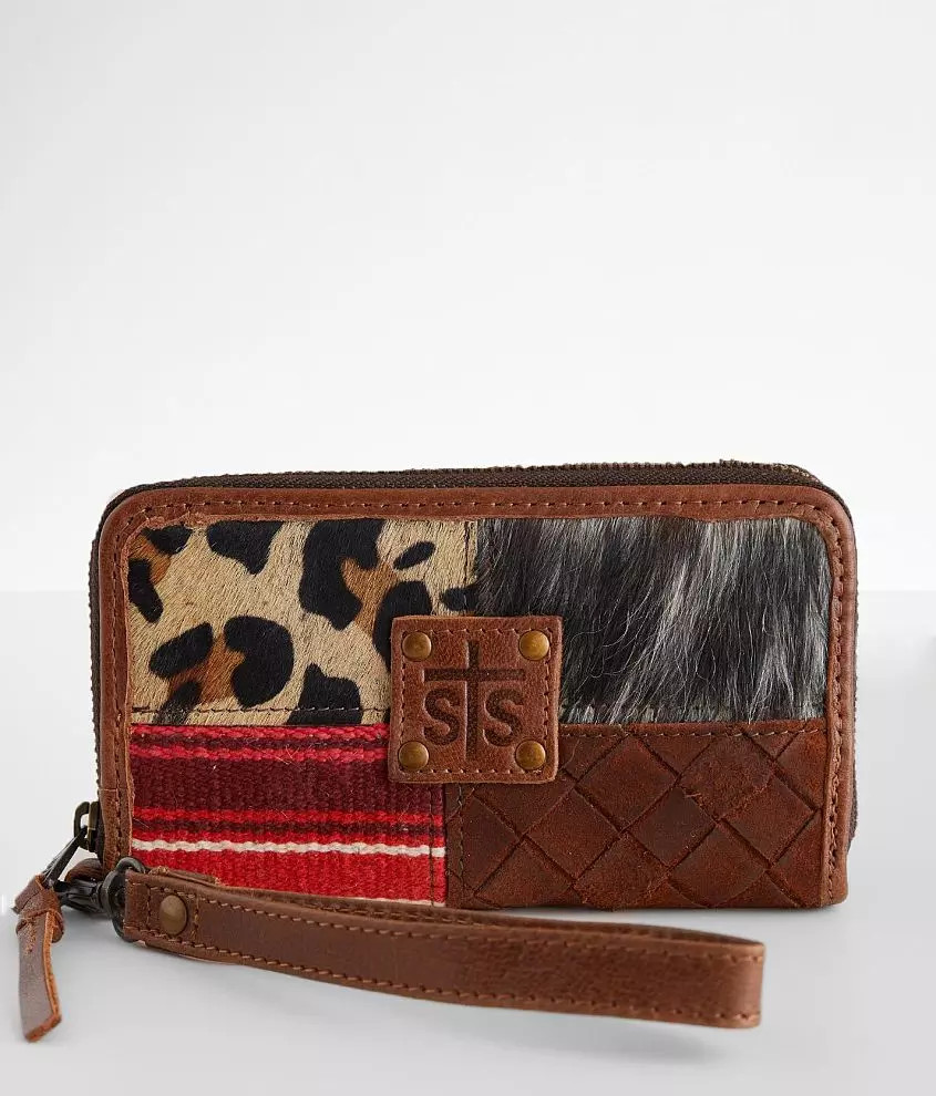 Remnants Rosa Leather Wristlet Wallet | Buckle