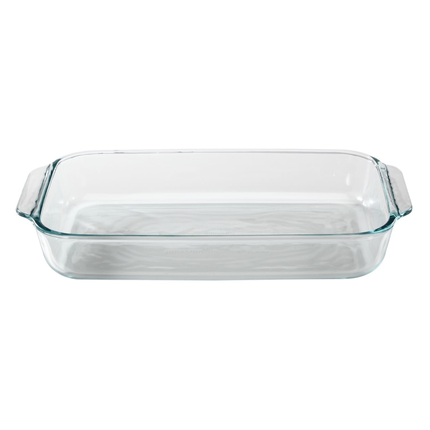 Pyrex Basics 3 Quart Glass Oblong Baking Dish, Clear 8.9 Inch X 13.2 Inch - 3 Qt | Amazon (US)