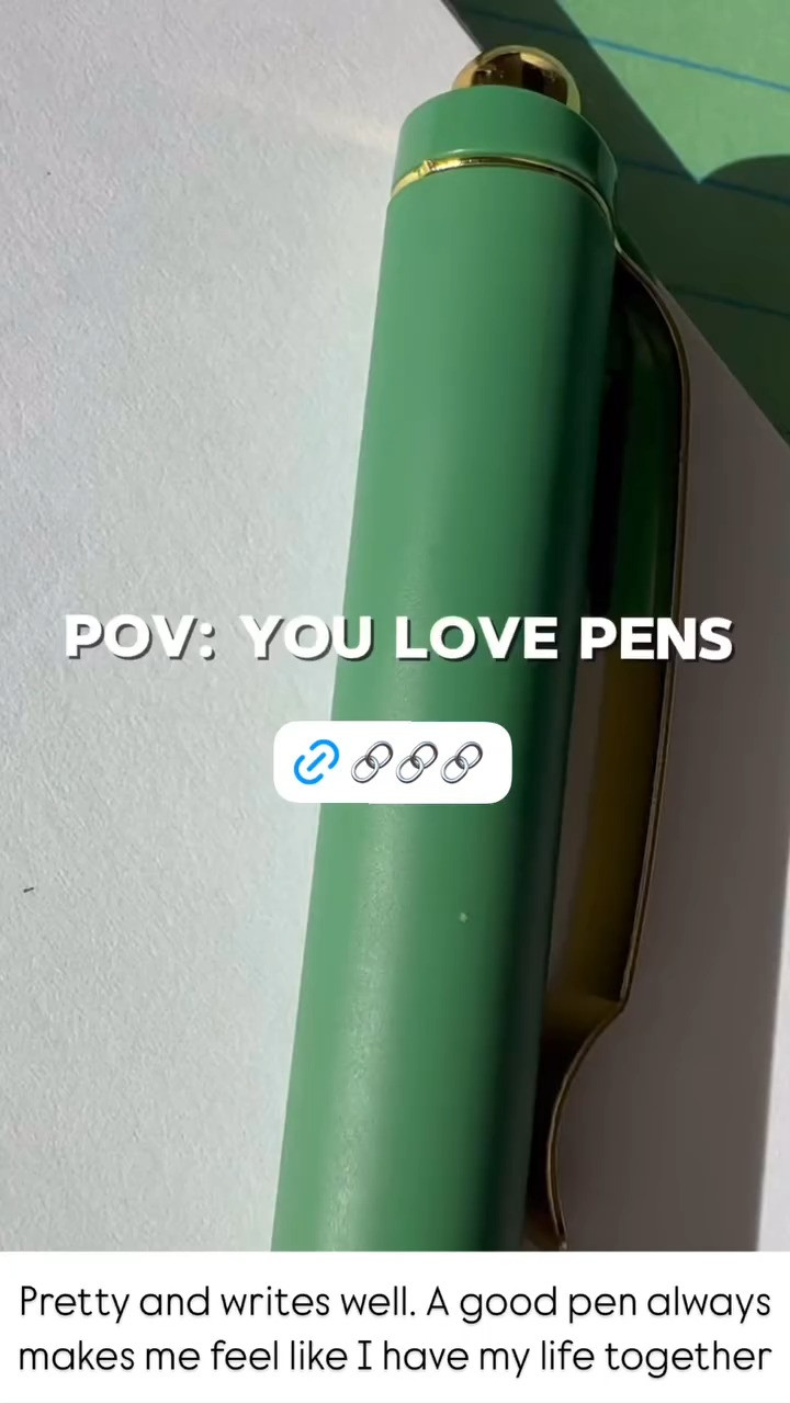One of my favorite pens. It is esthetically pleasing, and it writes well. When I use this pen, I feel like I have my life together.  

 #LTKMostLoved #LTKGiftGuide