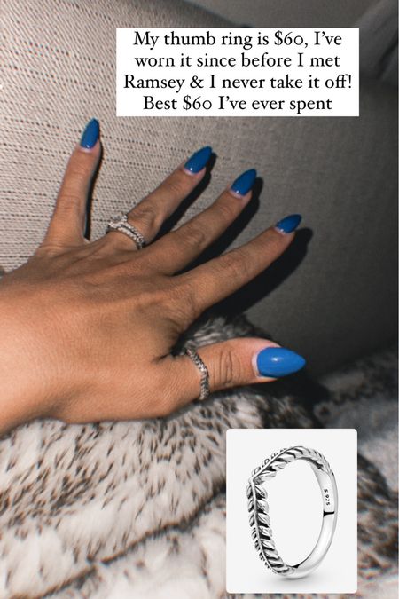 My thumb ring 

#LTKBeauty #LTKStyleTip #LTKFindsUnder100