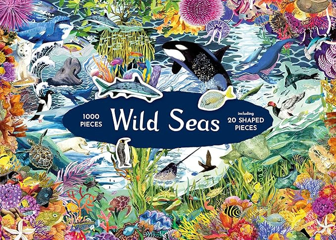 Wild Seas Jigsaw - Stories of Nature's Greatest comebacks: 1000 Piece Jigsaw with 20 Shaped Piece... | Amazon (US)