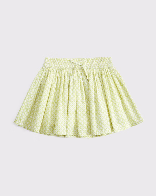 girls poplin circle-cut mini skort | girls bottoms | Abercrombie.com | Abercrombie & Fitch (US)