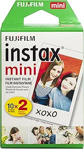 Fujifilm Instax Mini Instant Film Twin Pack (White) | Amazon (US)