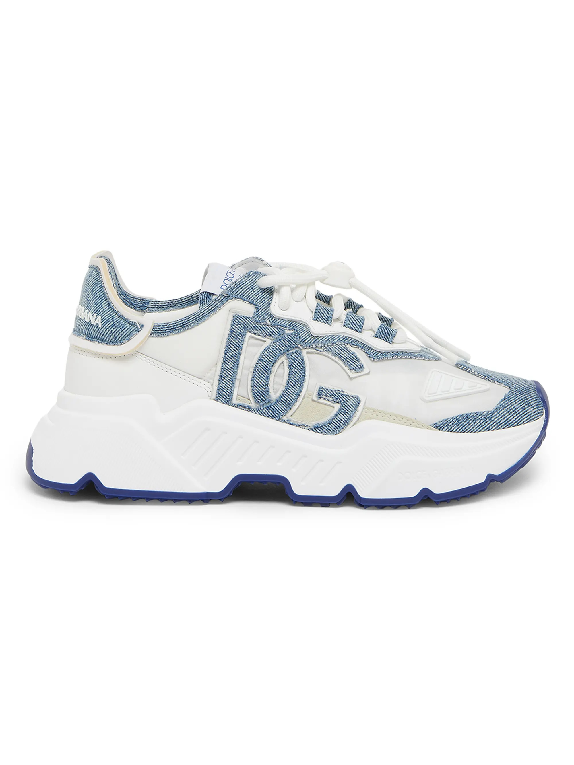 Mixed-Media Low-Top Sneakers | Saks Fifth Avenue