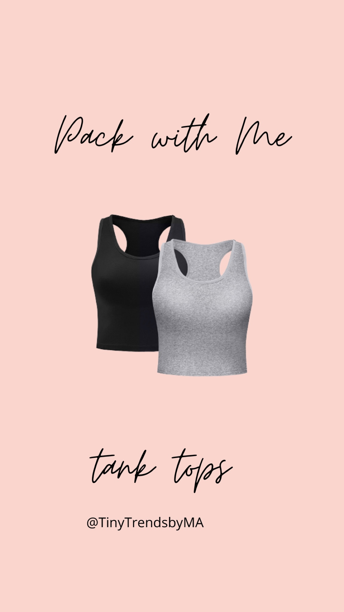 Pack with me  - basic tanks 

#LTKtravel #LTKfit #LTKFind