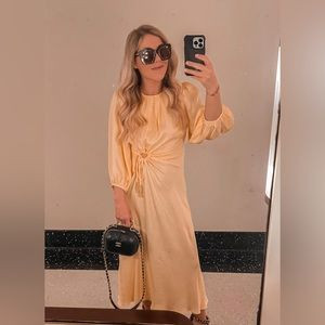 FARM RIO cut out midi yellow Dress Size XS | Poshmark