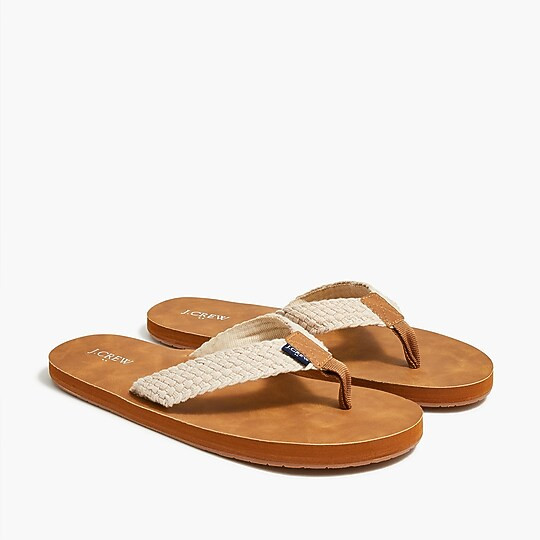 Mixed-rope flip-flops | J.Crew Factory