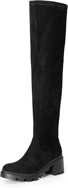 DREAM PAIRS Women's Knee High Boots, Platform Over The Knee High Chunky Heel Fashion Boots for Wo... | Amazon (US)