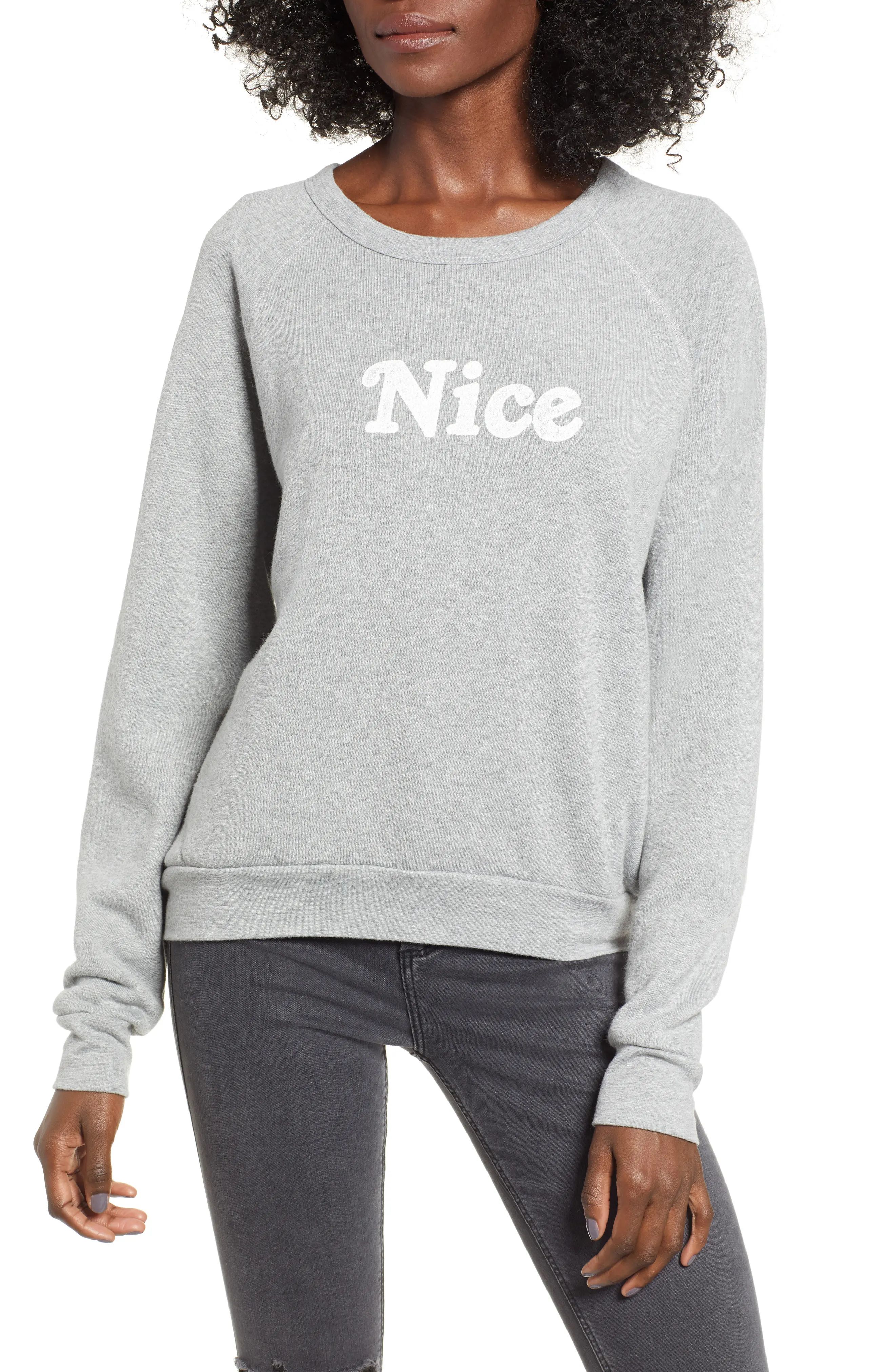 Naughty/Nice Reversible Sweatshirt | Nordstrom
