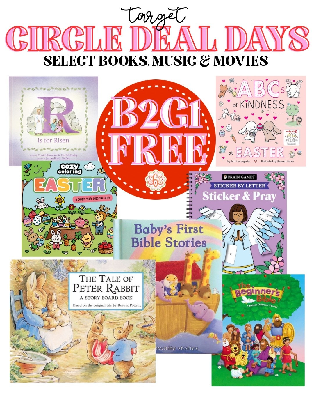 B2G1 FREE @ Target 👏
Books = the BEST Easter basket stuffer 🐰

Less sugar, more sweet memories 🤍
Tap to shop my picks!


#LTKSaleAlert #LTKSeasonal #LTKKids