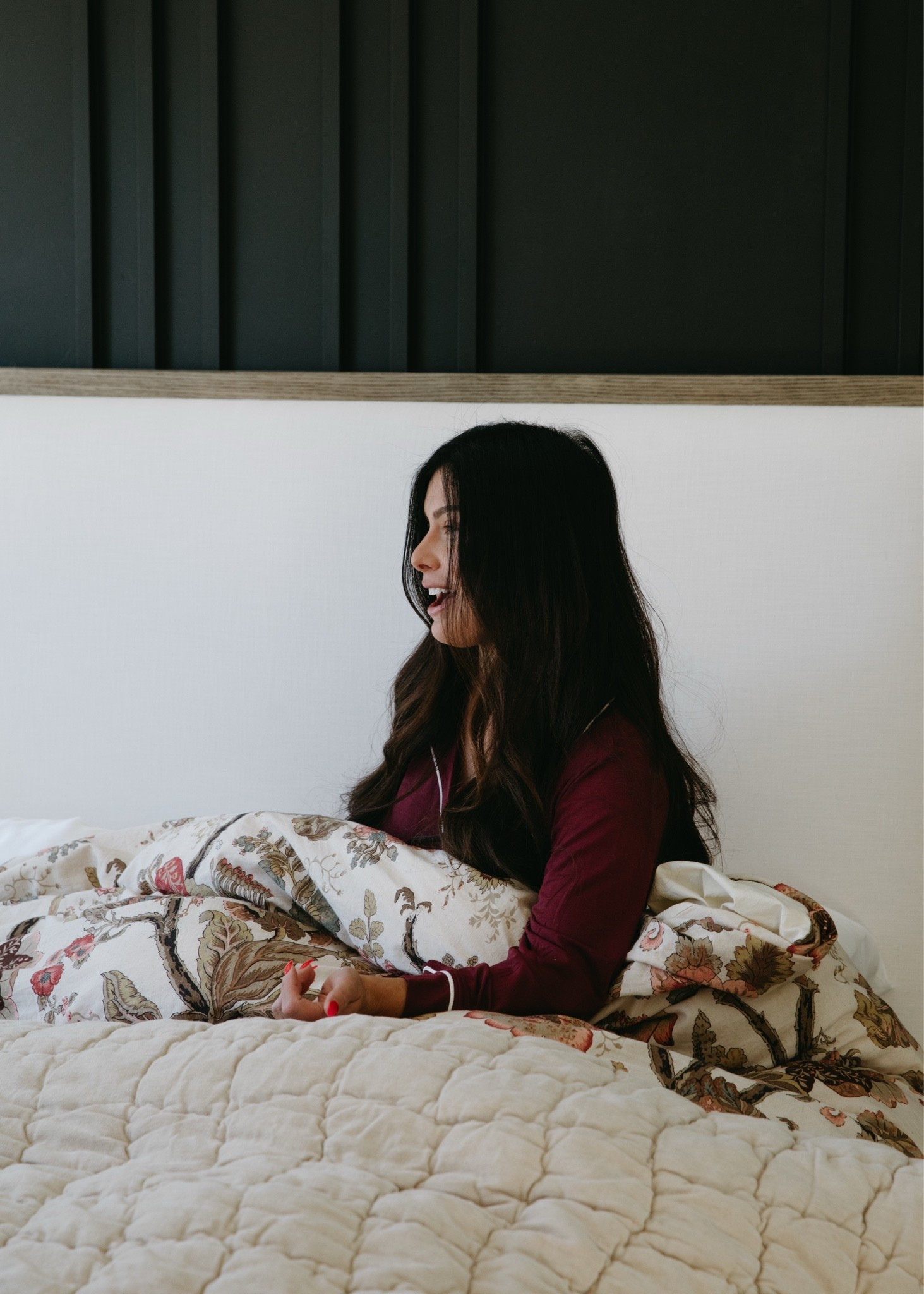 Quality bedding is so worth the investment in my opinion! Gianna Floral Duvet cover and Cozy Cloud Quilt. Pajama set linked.

#LTKdayinmylife #LTKgrwm #LTKHome