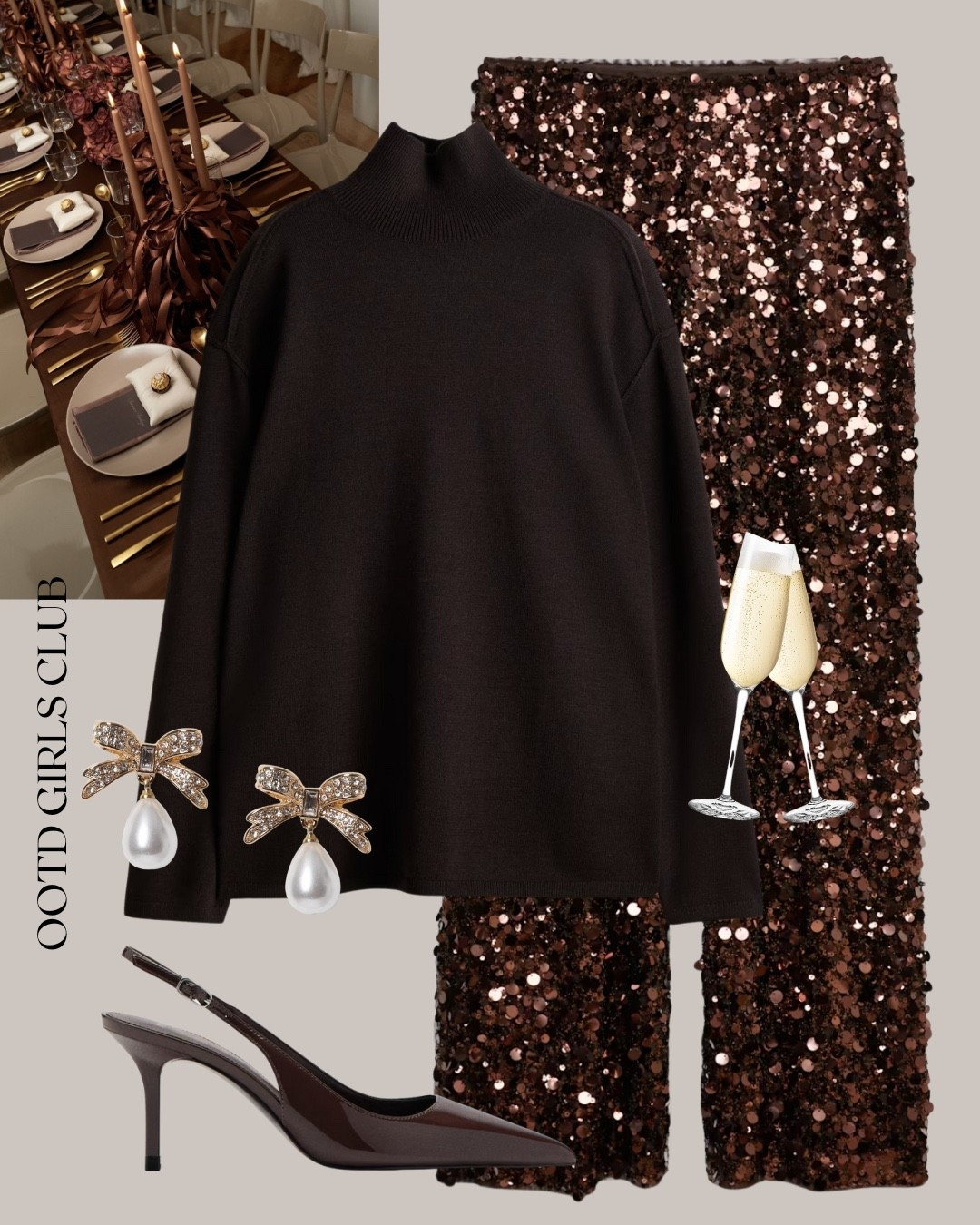 Christmas Day in chocolate sequins 

#LTKwinter #LTKfestive #LTKstyletip