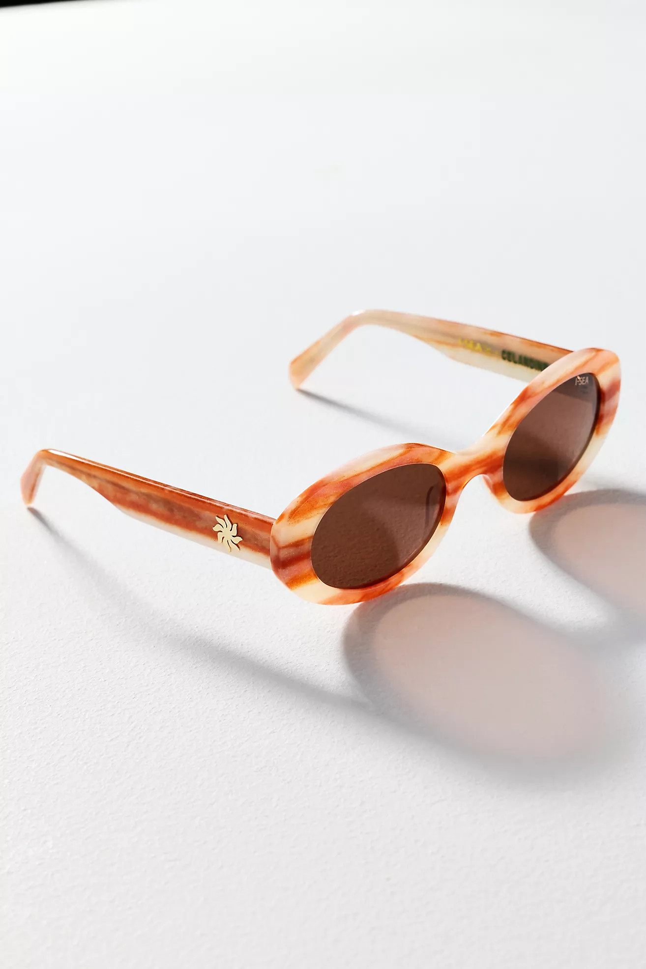 I-SEA Oval Celandine Sunglasses | Anthropologie (US)