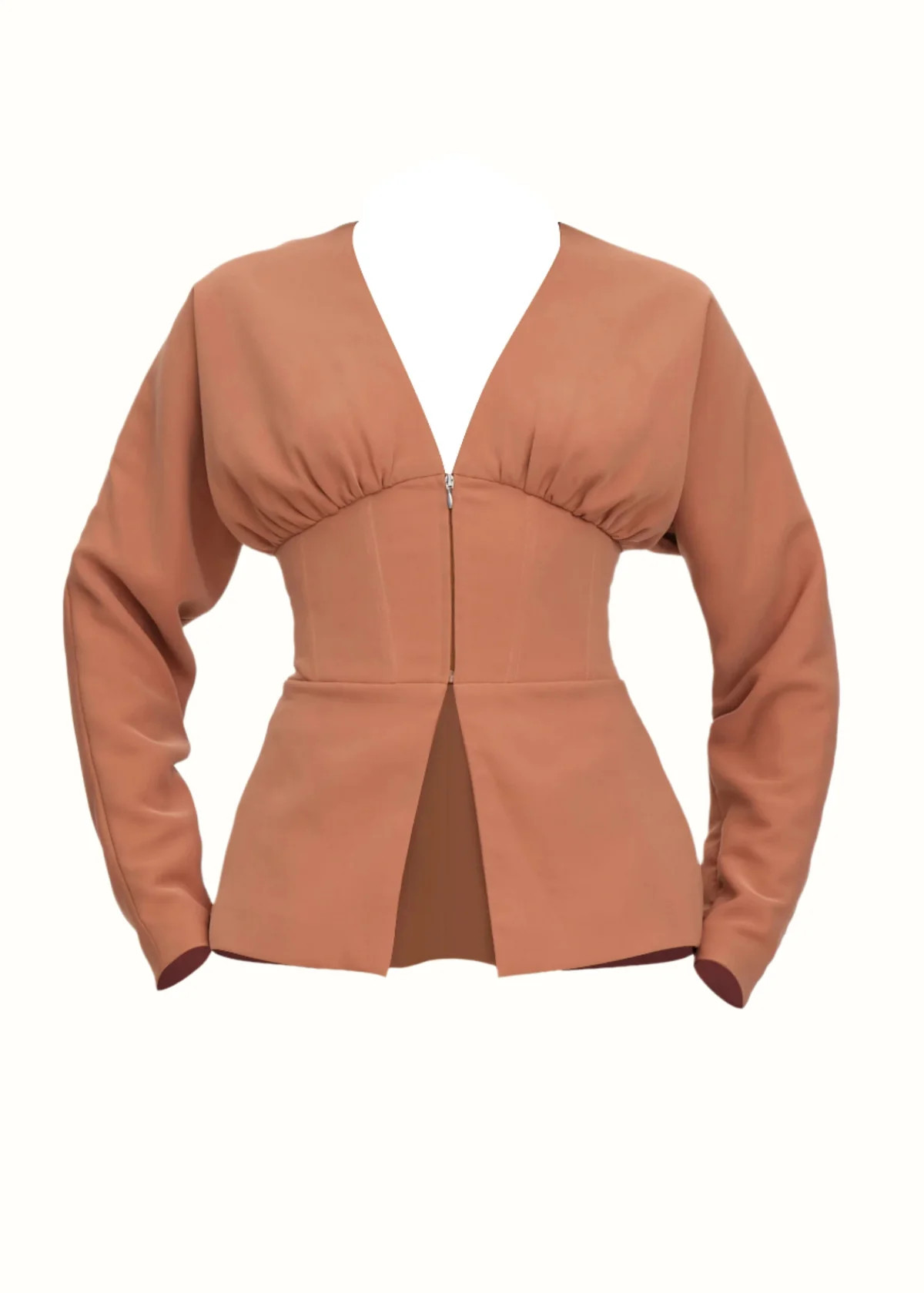 GIA CORSET BLAZER - DUST | ANDREA IYAMAH