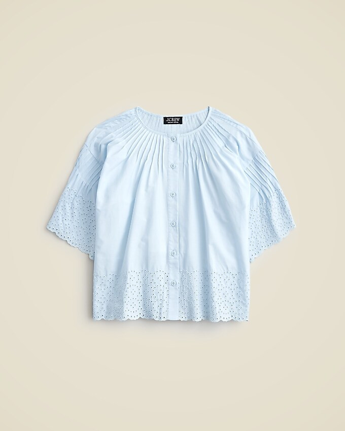 Jolie top in cotton poplin | J. Crew US